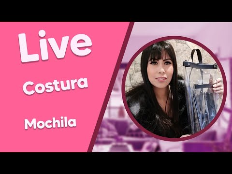 LIVE de Costura com Aline Domingues - Mochila