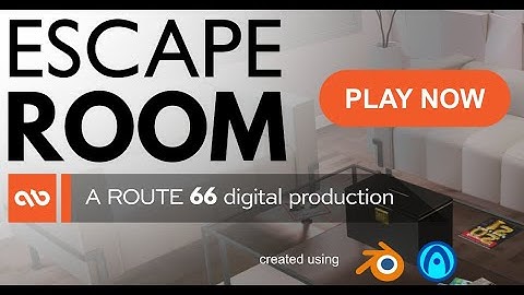 ESCAPE ROOM - You have 2 min to escape! Made with Blender and Verge3d