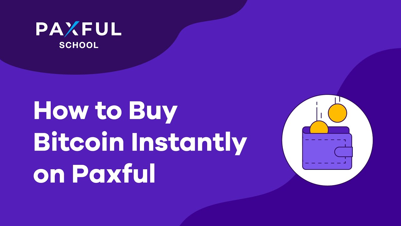 how can i buy bitcoin with paxful
