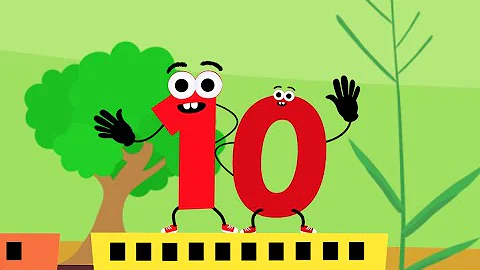 The Number Train - Count One to Ten in English! - Learn to Count