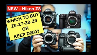 Nikon Z8 Release. BUY or NOT?  Is the Nikon Z9 Better?  Keep the D850 or SELL? Vertical Hand Grip?