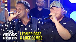 Leon Bridges & Luke Combs Perform “Beyond” | CMT Crossroads