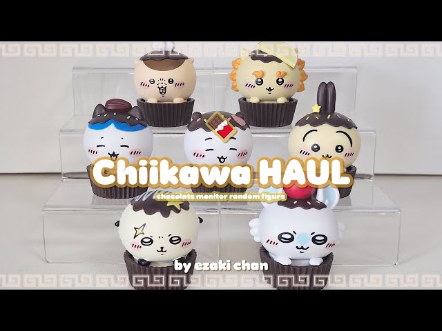 HAUL ] Korean Chiikawa Chocolate Random Monitor Figure🍫⌇Unboxing