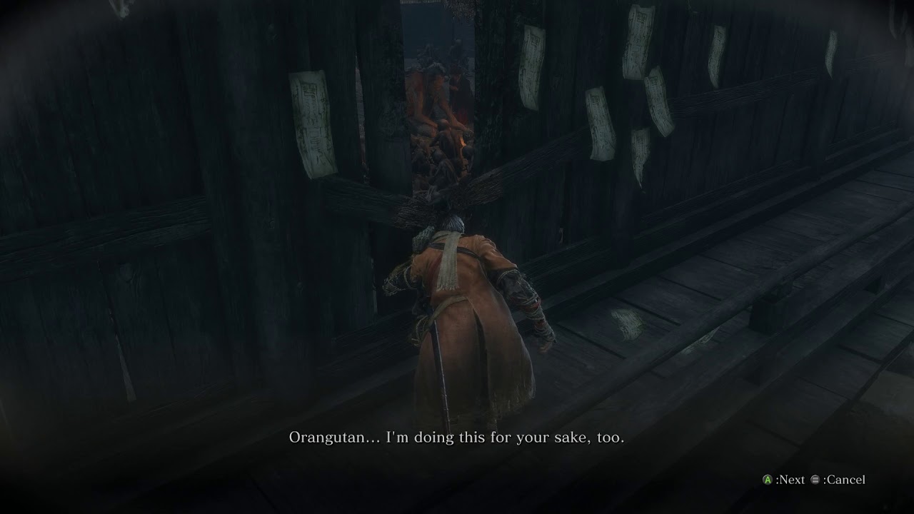 Sekiro Emma and Sculptor conversation eavesdrop YouTube