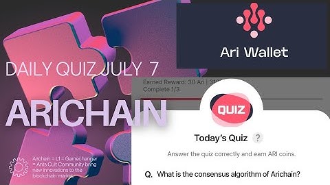 What is the consensus algorithm of Arichain?