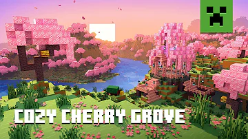 Minecraft Soothing Scenes - Relaxing Cherry Grove