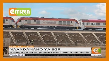 Wafanyakazi wa SGR  waandamana Mai Mahiu