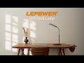 800lm led desk lamp for home office  lepower