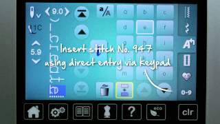 3/10 BERNINA 710 and 750 QE: how to combine lettering and stitches