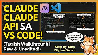 Claude API Tutorial for Beginners: VS Code Setup &amp; Parameters (Taglish)