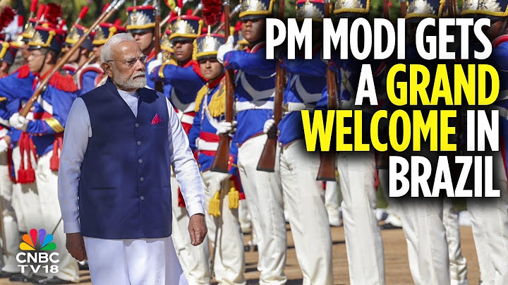 PM Modi Receives A Ceremonial Welcome In Brazil, With Military Honours | N18G