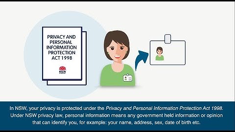 Animation - 12 principles NSW government agencies must follow to protect your personal information