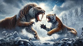 Siberian Tiger Vs Saber-Tooth Tiger! Which Is Stronger!?! by ANIMAL LYFE 73 views 1 month ago 4 minutes, 11 seconds