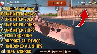 Battle of Warships Naval Blitz (MOD, Unlimited Money/Gold 🤑) Letast Version 1.72.12 Free on Android screenshot 1