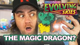 The Magic Dragon? Pokemon Evolving Skies Etb Opening - The Card Chaser