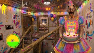 GRANNY HORROR ESCAPE GAMEPLAY | GRANNY BIRTHDAY PARTY EPISODE 1 🤯 GRANDPA SLENDRENA BIRTHDAY PARTY  screenshot 5