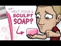 POURING and SCULPTING SOAP: NOT what I expected!!