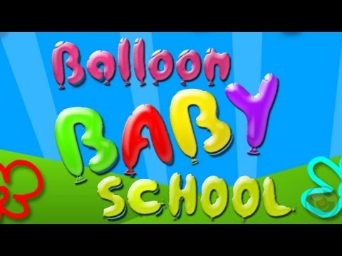 Balloon Baby School Interactive flash cards and balloons popping game with 220+ first words HD