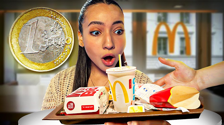 1 EURO POUR MANGER PENDANT 24H ! (un mcdo gratuit wsh)