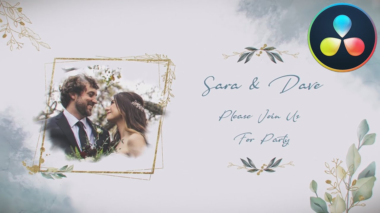 davinci resolve wedding templates free