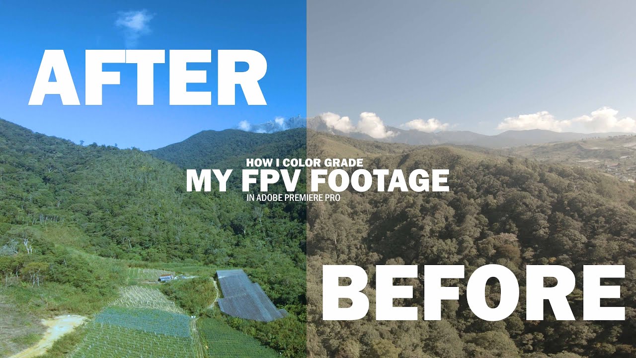 Color Grading in Adobe Premiere Pro | FPV Color Grading Tutorial Part I ...