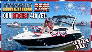4th of July in Myrtle Beach / Bird Island / Fireworks on the Boat!