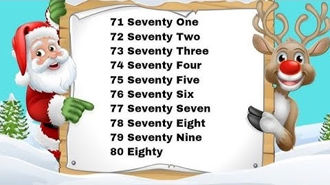 Learn Numbers  name 71 to 80 with Spelling | Fun Counting & Education video for Kids