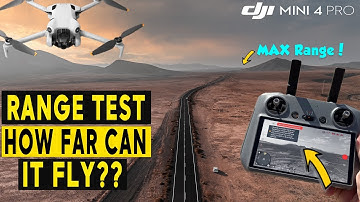 DJI MINI 4 PRO RANGE TEST - HOW FAR WILL IT FLY??
