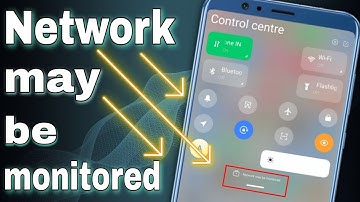How to Remove NETWORK MAY BE MONITORED |🔥| network may be monitored kaise theek Karen