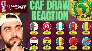 FIFA World Cup 2022 CAF Qualifiers Play-Offs Draw Live Reaction