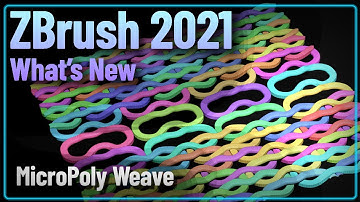 042 ZBrush 2021 MicroPoly Weave Deconstruct