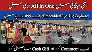 Special Sale Embroided Lawn 3pc Just Rs1899 1Day Sale|50%OFF All In One Lahore Rawalpindi FAISALABAD
