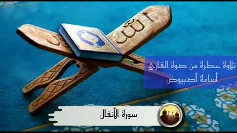 ما تيسر من سورة الأنفال للقارئ أسامة أصبيوض