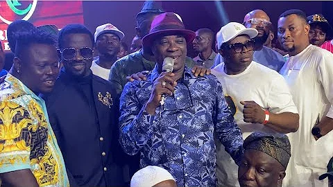 K1 DE ULTIMATE ON STAGE WITH MALAIKA AT HIS 50TH BIRTHDAY CELEBRATION PARTY