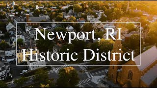 6k Newport RI, Historic District Drone