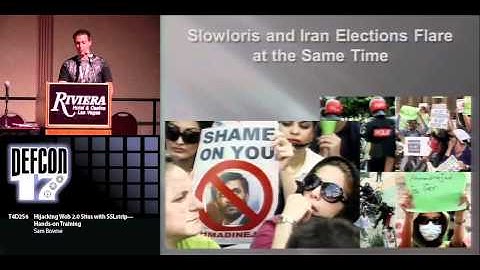 DEFCON 17: Hijacking Web 2.0 Sites with SSLstrip--Hands-on Training