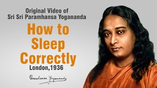 How To Sleep Correctly by Sri Sri Paramhans Yogananda  - Original Video Net Worth