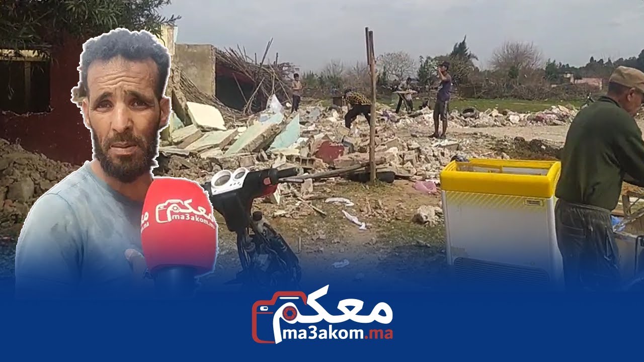 قائد عين السبع يشرف على هدم المساكن العشوائية ويضع حد لزمن السيبة وخرق القانون