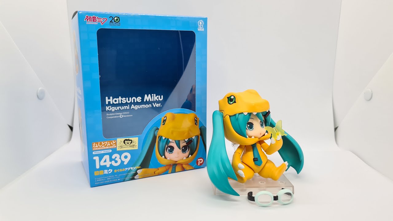 初音ミク キグルミ アグモン ver. アグモンのきぐるみを着た「初音ミク
