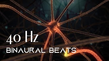 40 Hz Gamma - Pure Tone Binaural Beat - Brain