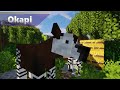 Okapi | Alex&#39;s Mobs Zoo (Minecraft 1.16.5 Zoo)