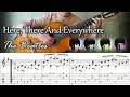 Here there and everywhere  the beatles  fingerstyle guitar  tab