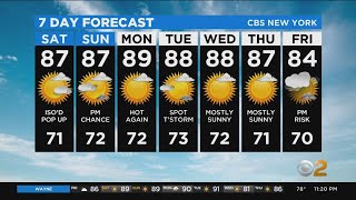New York Weather: CBS2 8/21 Nightly Forecast at 11PM