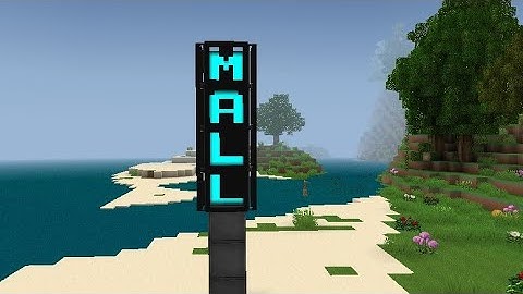 How to make a flashing electric NEON SIGN in Mini Block Craft 3D