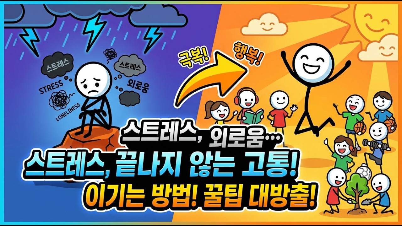 외로움과 스트레스, 당신은 얼마나 느끼고 있나요?