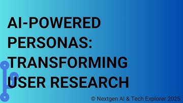 AI-Powered Personas Transforming User Research