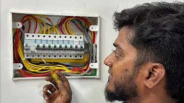 complete distribution db box connection 12 way db connection #tamil