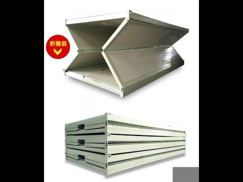 china lowes prefab homes folding foldable container house