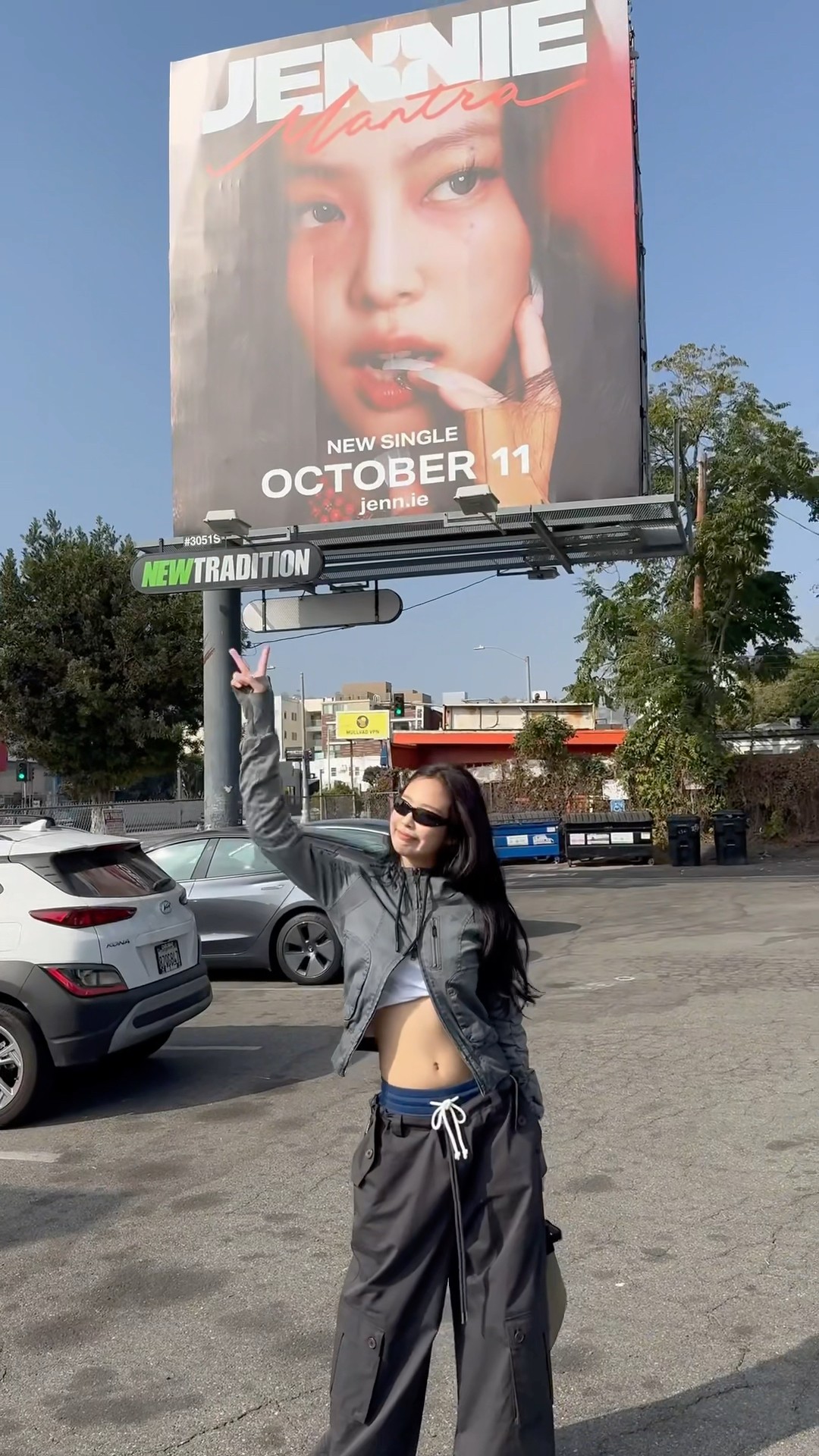 just touched down in LA