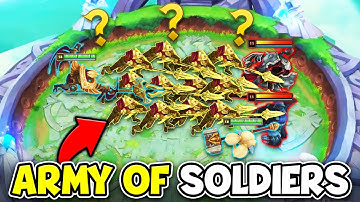 WHEN BODY CREATES A LITERAL ARMY OF AZIR SOLDIERS! (IT LOOKS LIKE AGE OF EMPIRES)